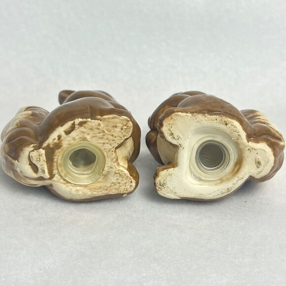 VTG Ceramic Squirrel Salt And Pepper Shaker Set Forest Woodland Animal Whimsy - Picture 10 of 15